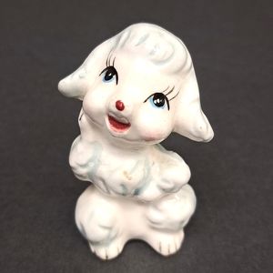 Vintage Napcoware miniature toy poodle figure marked Japan